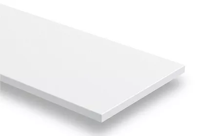 Фиброцементный гладкий сайдинг «Белый классический» 10 мм - изображение 0