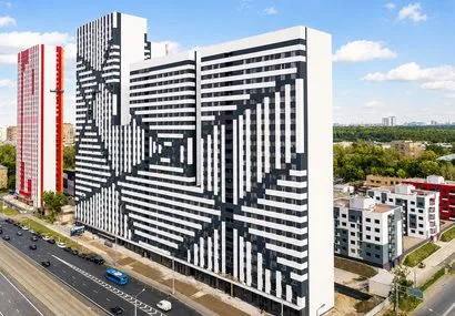 LATONIT на фасаде ЖК "Золотая звезда" в Москве